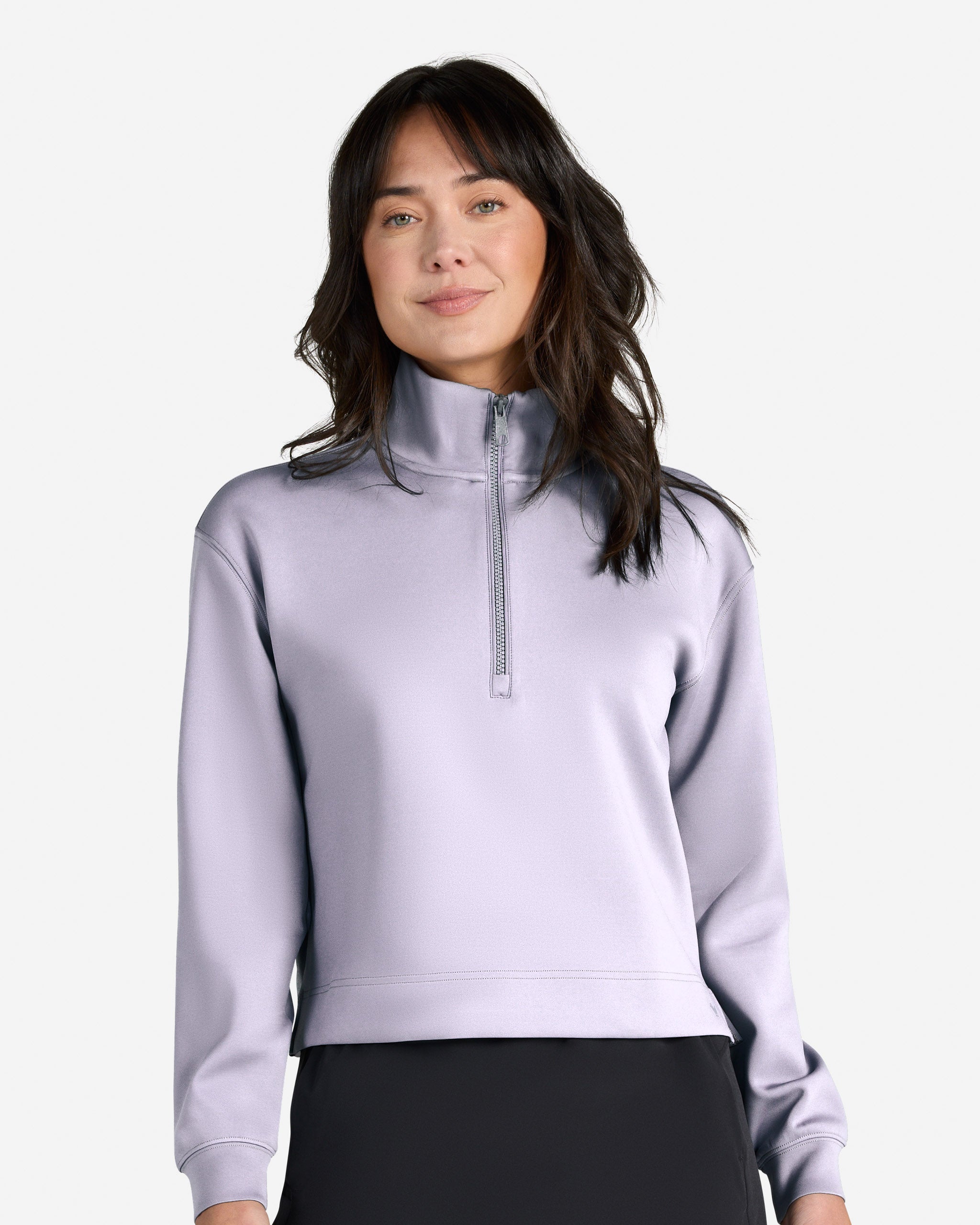 At Ease Quarterzip - Thistle
